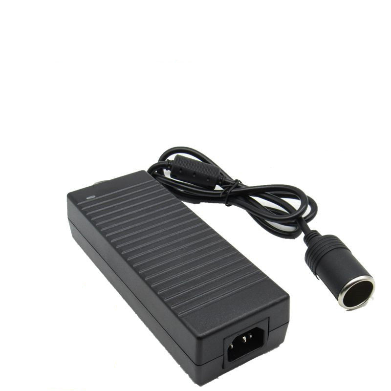 Power adapter for heated car cup with cord and plug