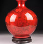 All Red Pomegranate Vase